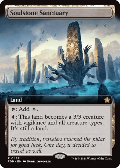 Soulstone Sanctuary (Extended Art) card art