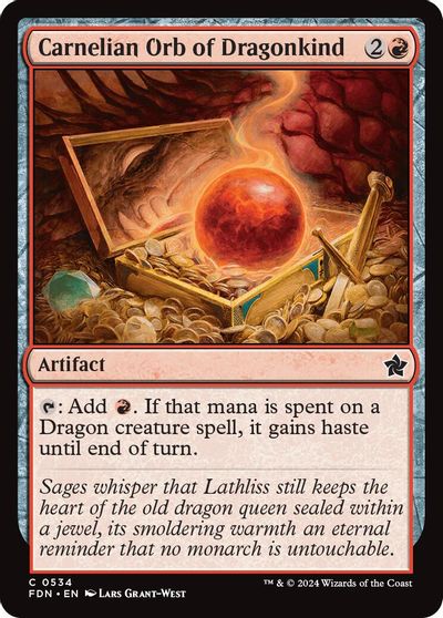 Carnelian Orb of Dragonkind (0534) card art