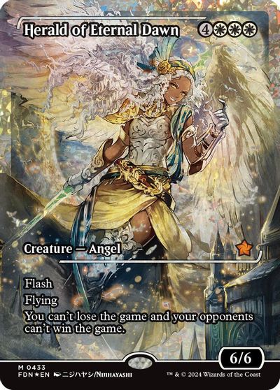 Herald of Eternal Dawn (Showcase) (Fracture Foil) card art