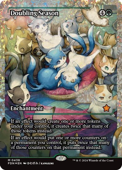 Doubling Season (Showcase) (Fracture Foil) card art