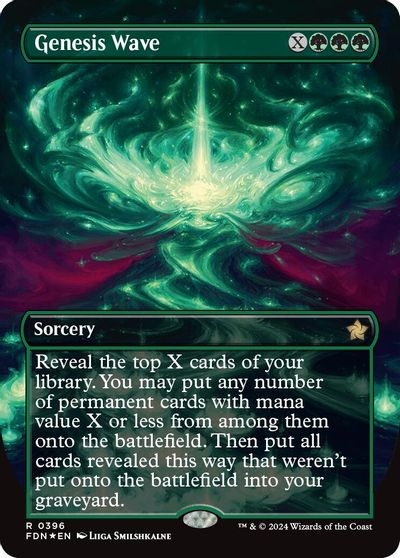 Genesis Wave (Borderless) (Mana Foil) card art