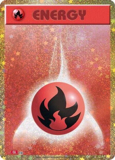 Basic Fire Energy card art