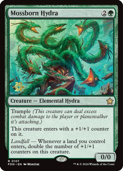 Mossborn Hydra card art