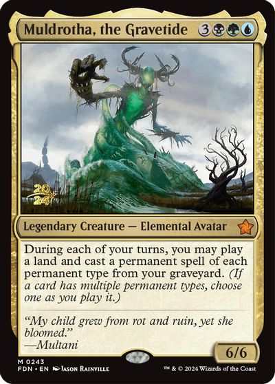 Muldrotha, the Gravetide (FDN) card art