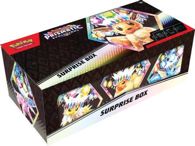 Prismatic Evolutions Surprise Box card art