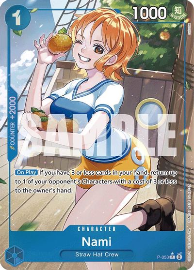 Nami (P-053) (Full Art) card art
