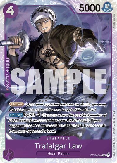 Trafalgar Law (ST10-010) (Reprint) card art