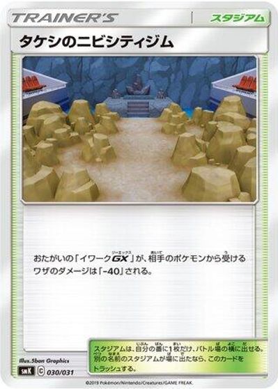 Brock's Pewter City Gym card art