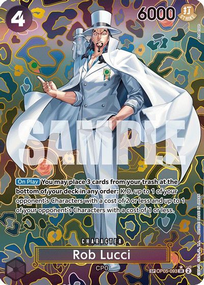 Rob Lucci (SP) card art