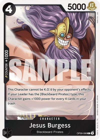 Jesus Burgess card art