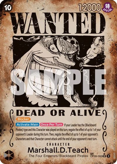 Marshall.D.Teach (093) (Wanted Poster) card art