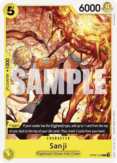 Sanji (105) card art