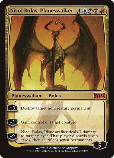Nicol Bolas, Planeswalker card art