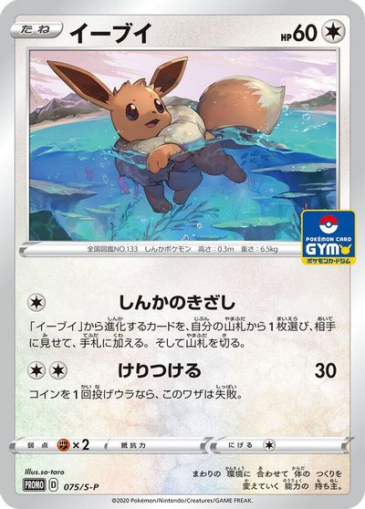 Eevee - 075/S-P card art