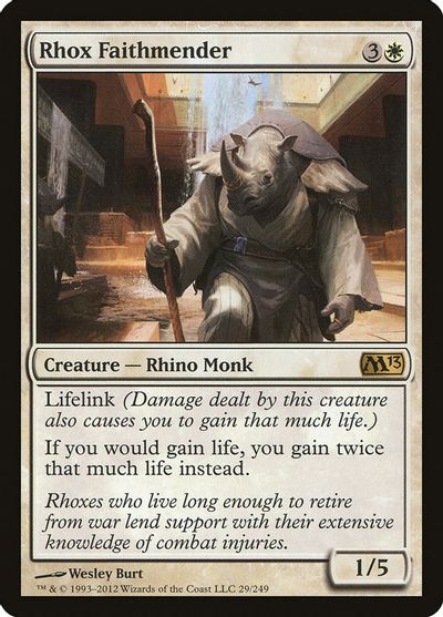 Rhox Faithmender card art