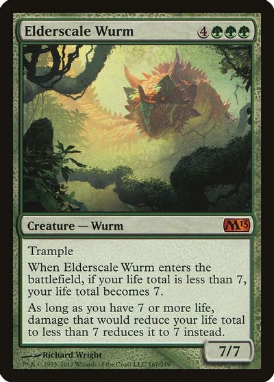 Elderscale Wurm card art