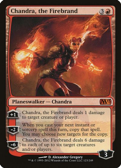 Chandra, the Firebrand card art