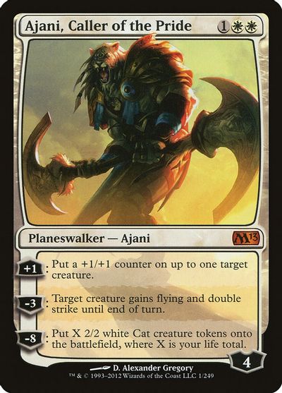 Ajani, Caller of the Pride card art