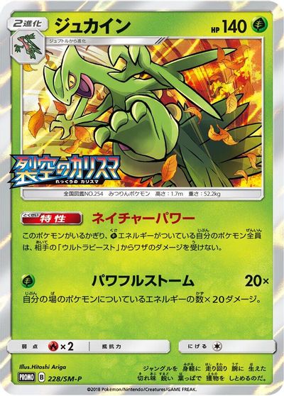 Sceptile - 228/SM-P card art