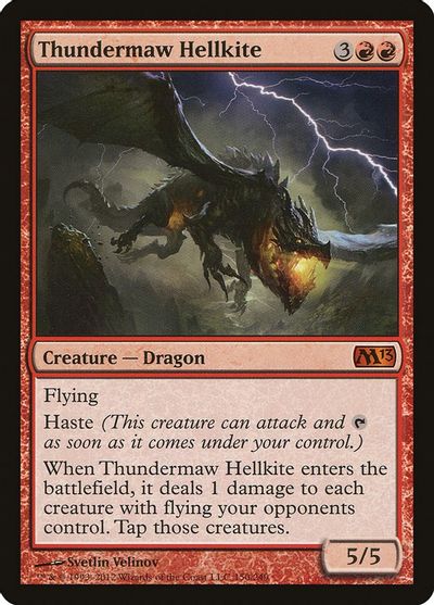 Thundermaw Hellkite card art