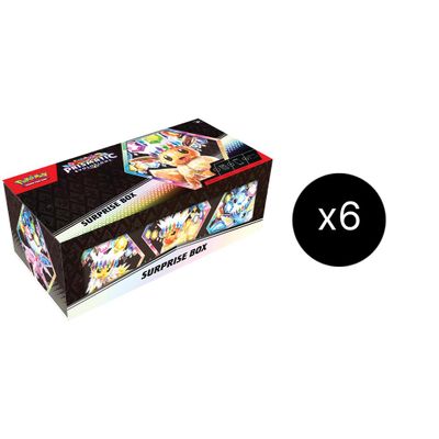Prismatic Evolutions Surprise Box Case card art