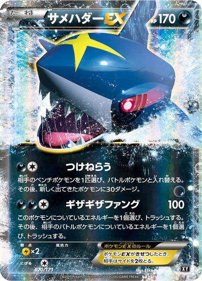 Sharpedo EX card art