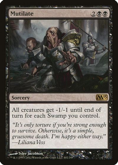 Mutilate card art