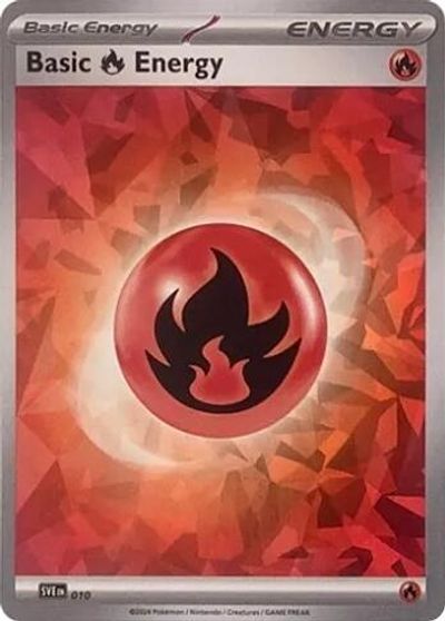 Basic Fire Energy (Cracked Ice Holo) card art