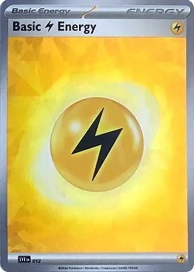 Basic Lightning Energy (Cracked Ice Holo) card art