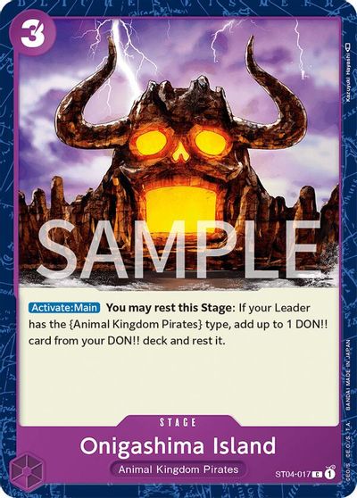 Onigashima Island card art