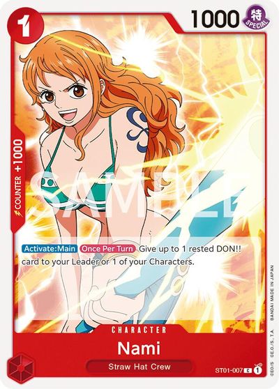 Nami card art