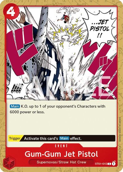 Gum-Gum Jet Pistol card art