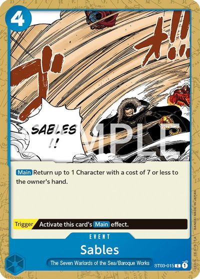 Sables card art