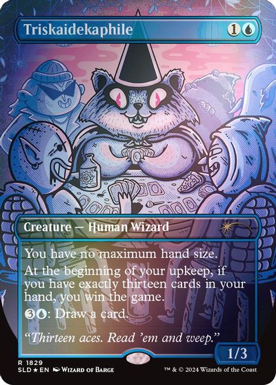 Triskaidekaphile (Rainbow Foil) card art