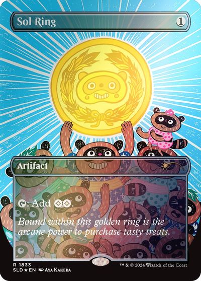 Sol Ring (1833) (Rainbow Foil) card art