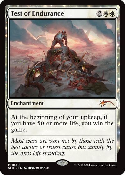 Test of Endurance card art