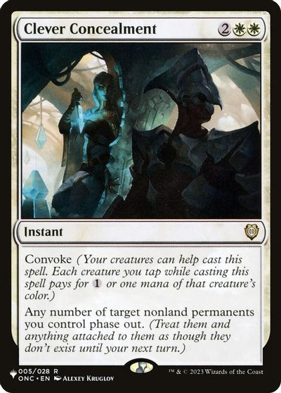 Clever Concealment card art