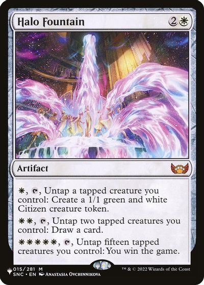 Halo Fountain card art