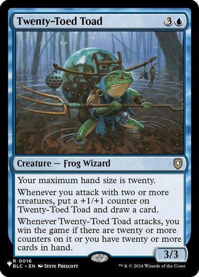 Twenty-Toed Toad card art