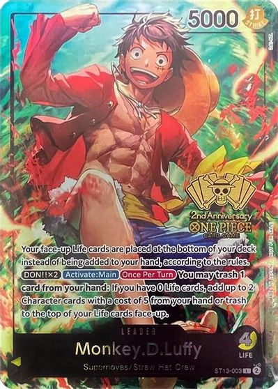 Monkey.D.Luffy (2nd Anniversary Tournament) card art