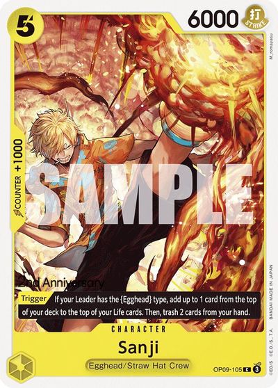 Sanji (105) card art