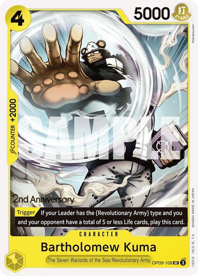 Bartholomew Kuma card art