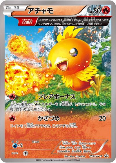 Torchic - 103/XY-P card art