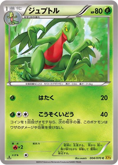 Grovyle card art