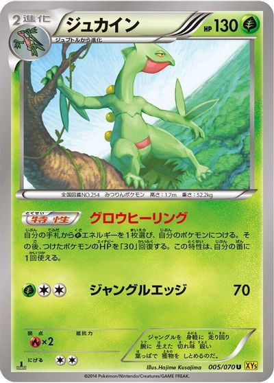 Sceptile - 005/070 card art