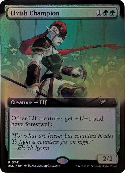 Elvish Champion (Extended Art) card art