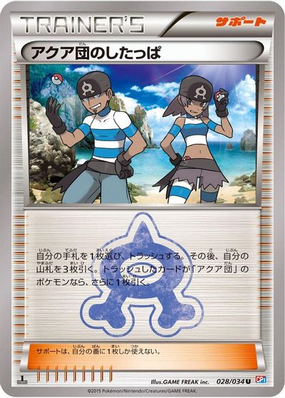 Team Aqua Grunt card art
