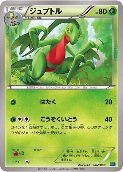 Grovyle card art