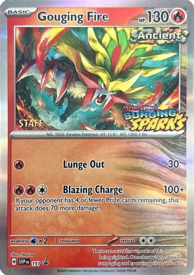 Gouging Fire - 151 (Staff) card art