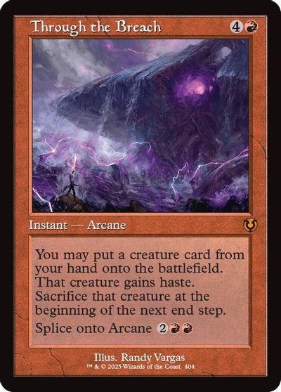 Through the Breach (Retro Frame) card art